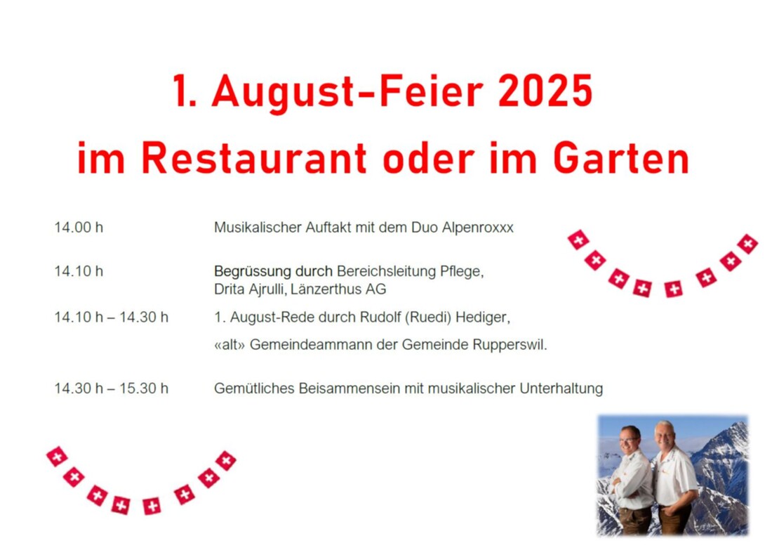1. August - Feier 2025