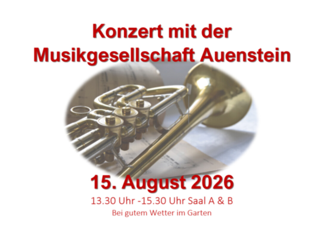 Ständchen von der Musikgesellschaft Auenstein